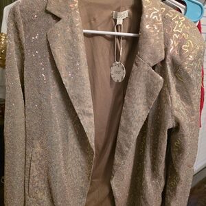 Opdi Shimmering Pink Rose Women's Blazer.  NWT.